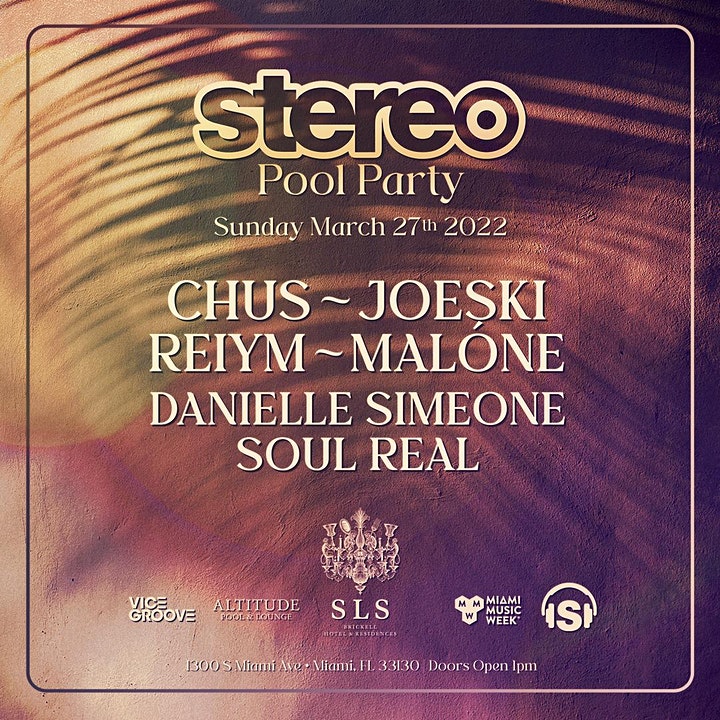 STEREO Pool Party Miami Music Week