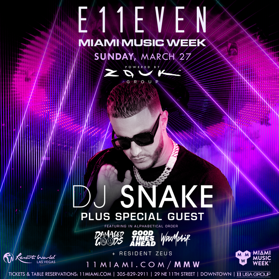DJ Snake & Friends at E11EVEN Image