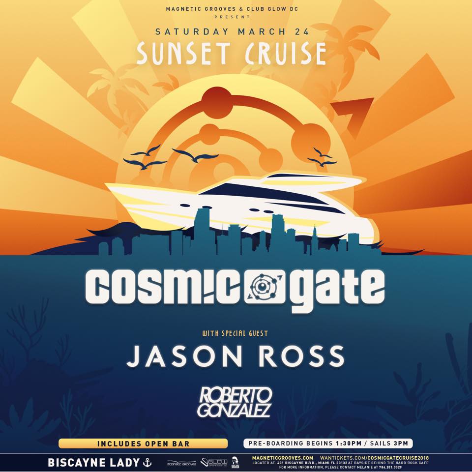 Cosmic Gate & Friends Sunset Cruise