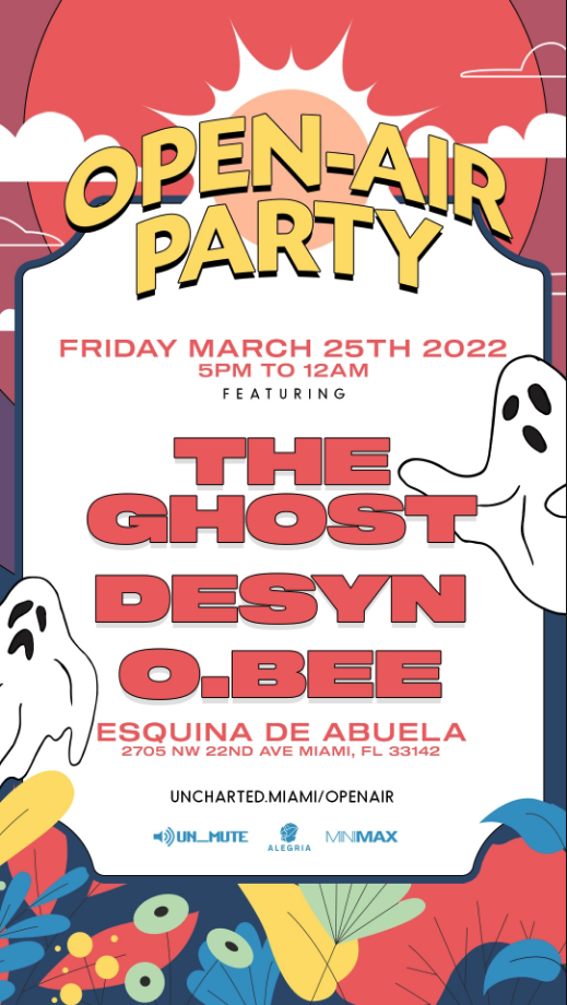 Open Air Party with The Ghost, Desyn & O.Bee Image