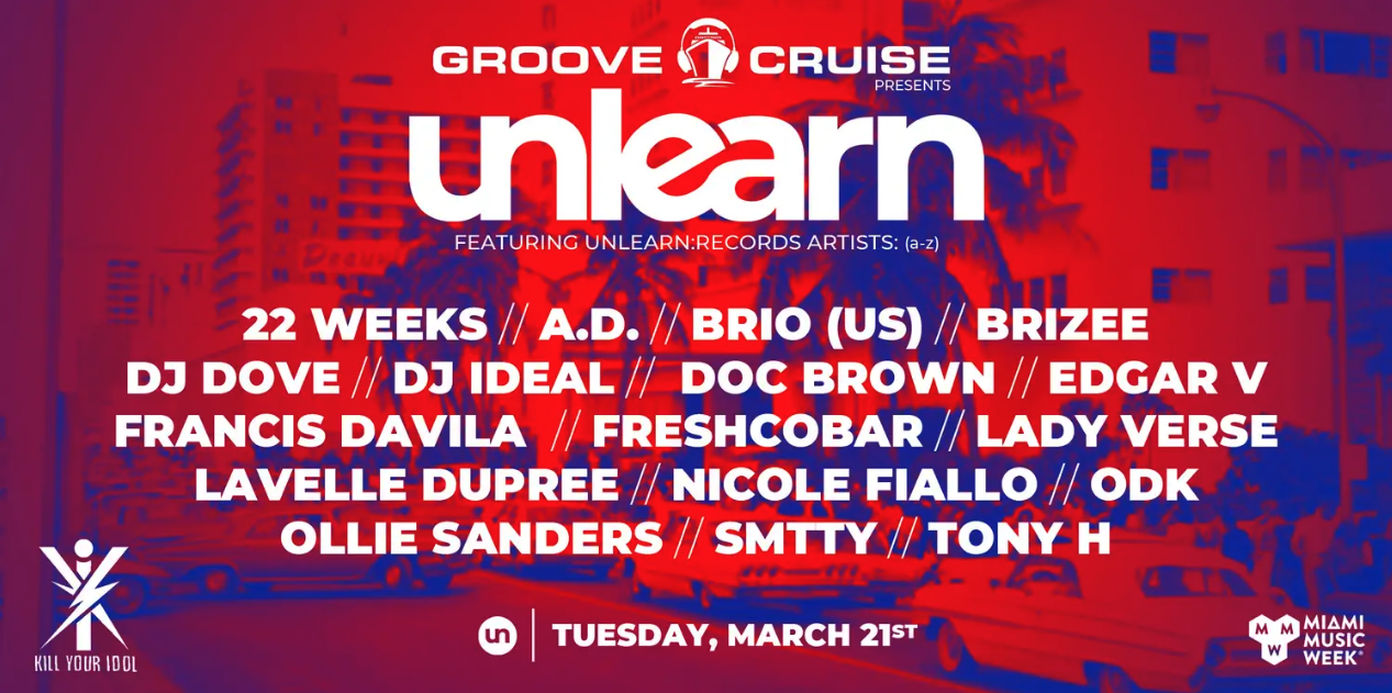 Groove Cruise & Doc Brown present Unlearn:Records MMW Showcase Image
