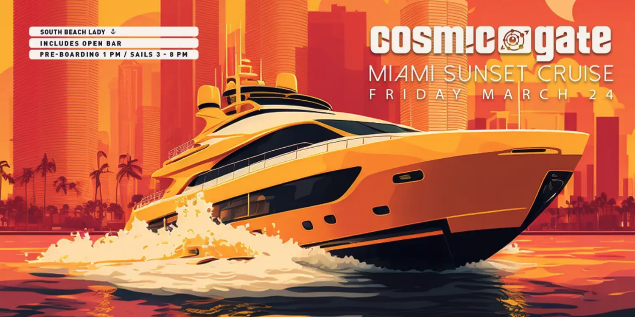 Cosmic Gate Sunset Cruise MMW 2023 Image