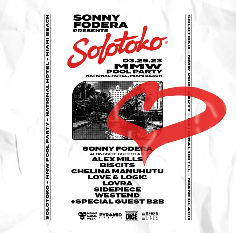 Sonny Fodera presents Solotoko Miami (MMW Pool Party) Image