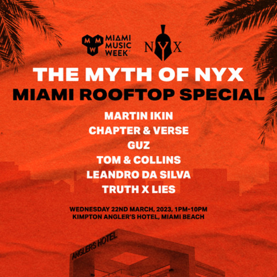 The Myth of NYX | Miami Music Week | Rooftop Special Image