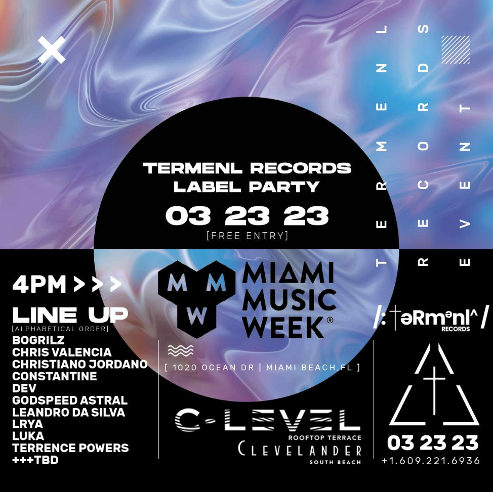 Miami Music Week Termenl Records Label Party Image