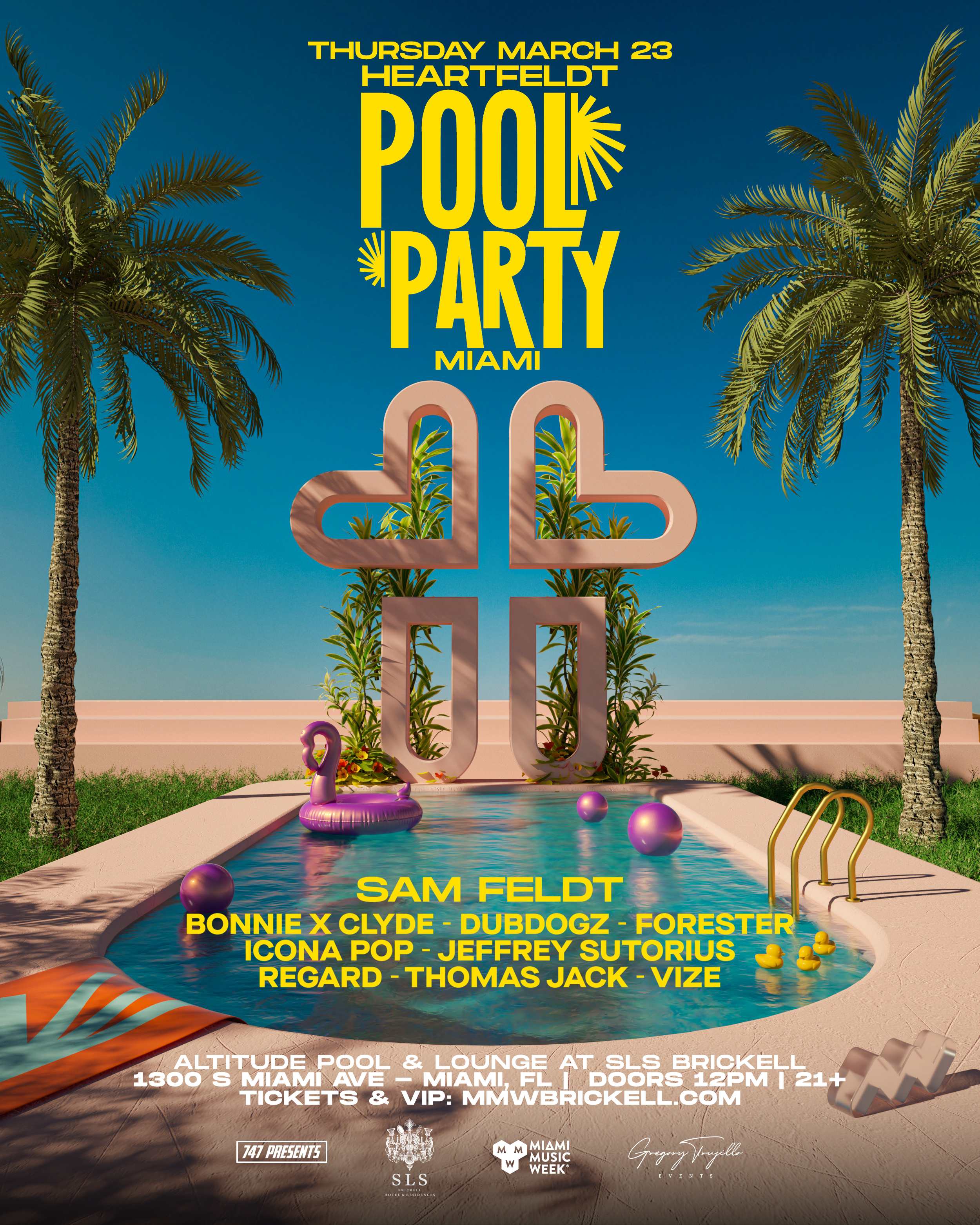 Pool Party Miami FL - 20 MAR 2020