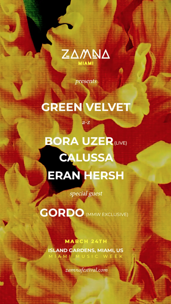 Zamna Miami: Green Velvet, Gordo, Bora Uzer, Calussa & Eran Hersh Image