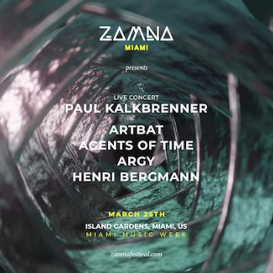 Zamna Miami: Paul Kalkbrenner, Artbat, Agents Of Time, Argy, Henri Bergmann Image