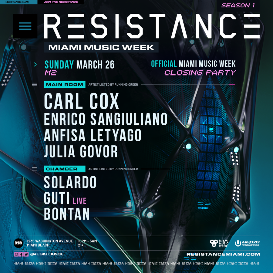 RESISTANCE Miami: Official MMW Closing Party Image
