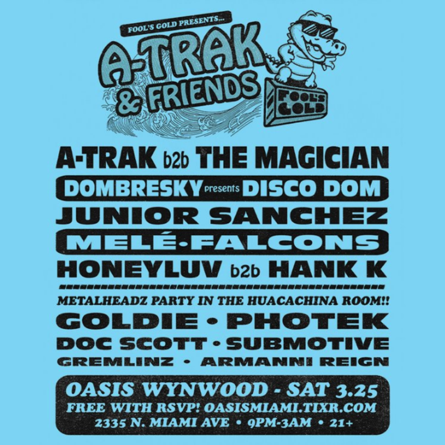 Fool's Gold Takeover w/ A-Trak & Friends @ Oasis Wynwood Image