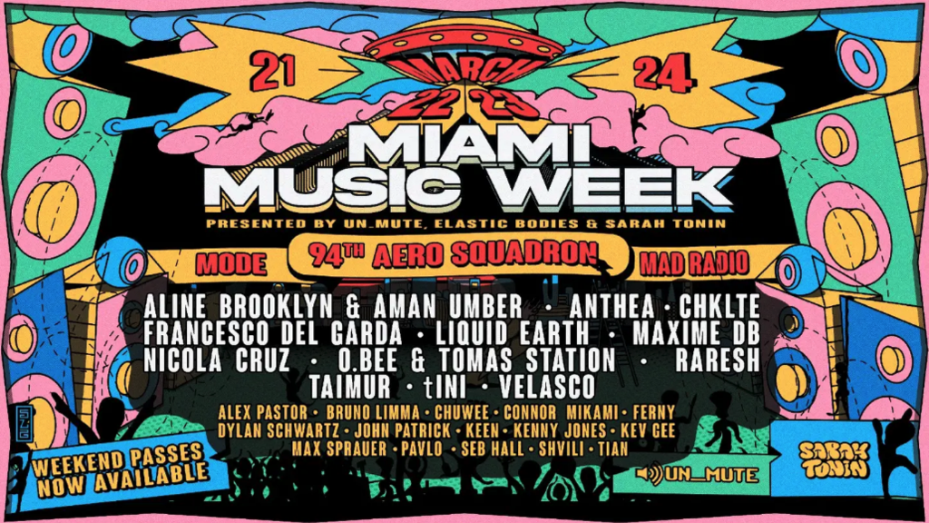 MMW 2024 by Un_Mute, Elastic Bodies & Sarah Tonin Miami Music Week