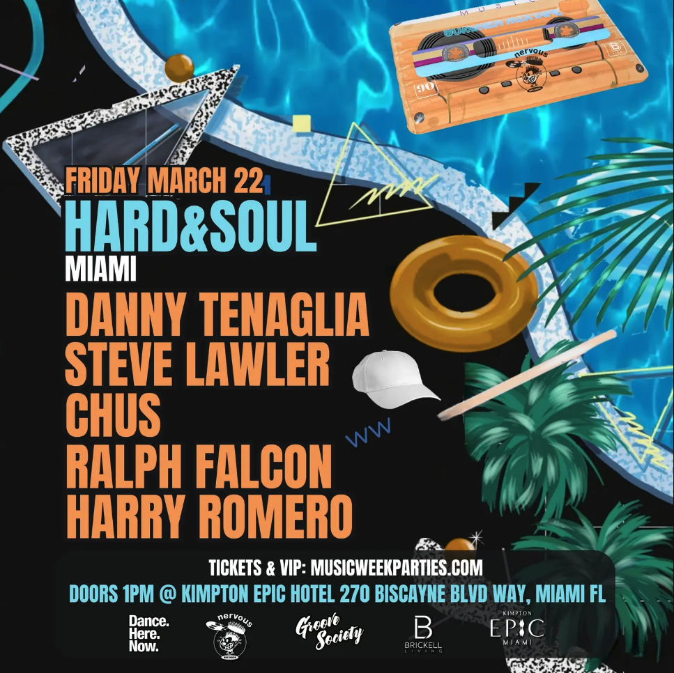 Danny Tenaglia + Friends - Hard & Soul Miami Pool Party Image