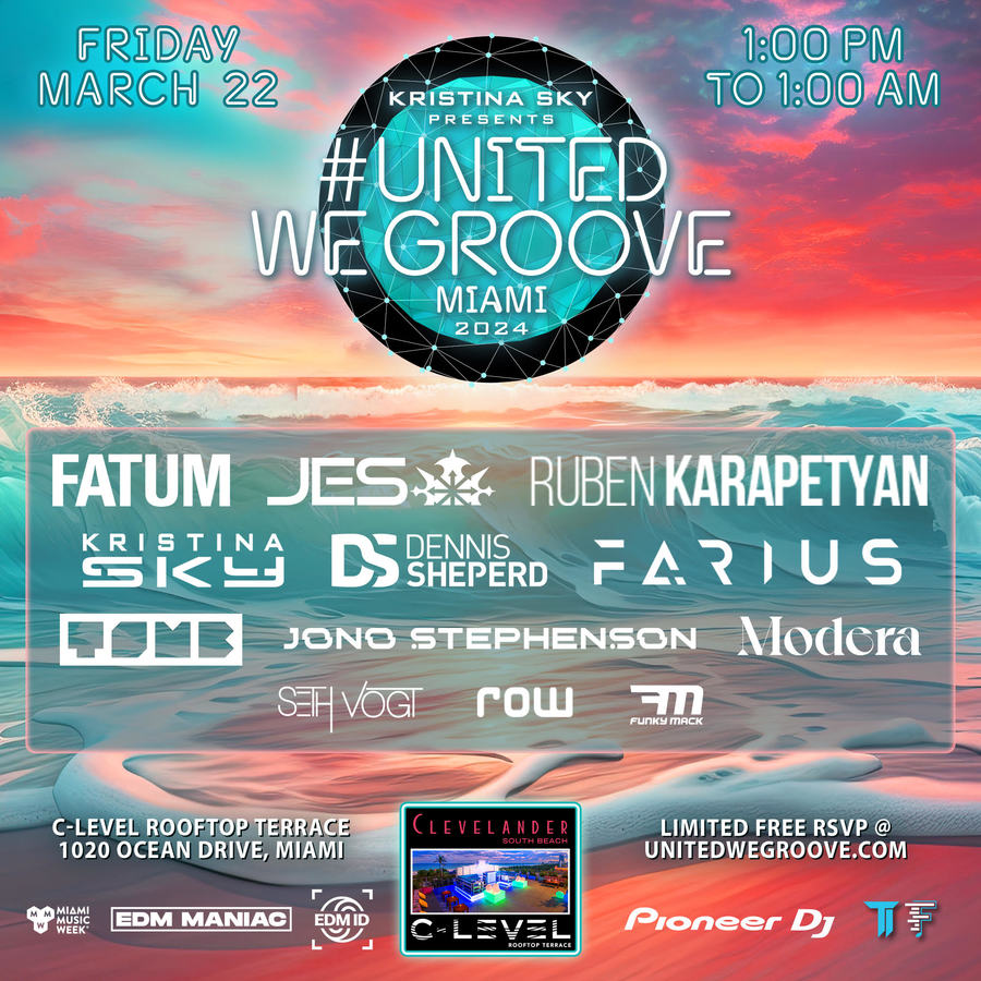 Kristina Sky presents United We Groove Miami 2024 Image