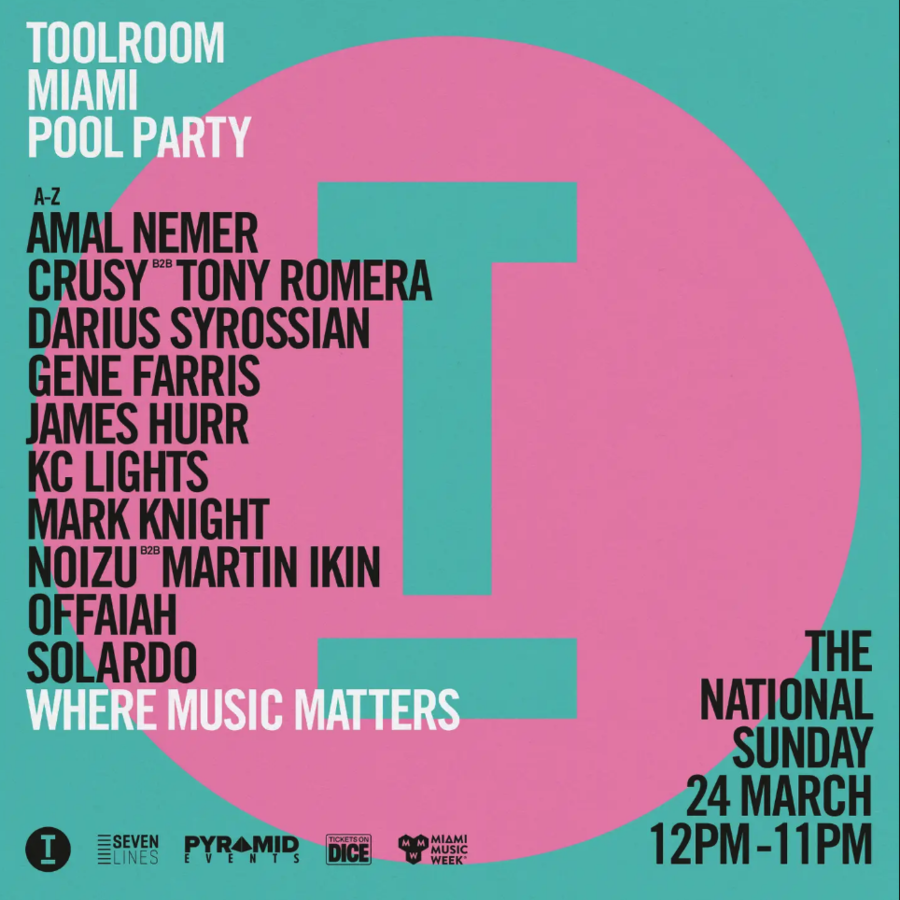 Toolroom Miami Music Week Pool Party ft. Mark Knight, Noizu, Solardo, Gene Farris + more Image