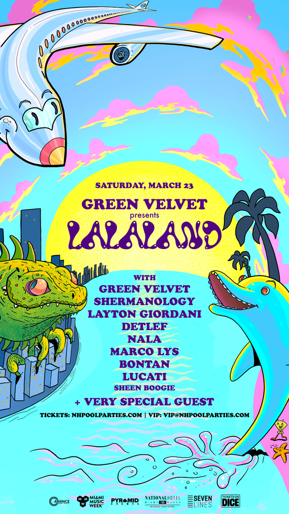 Green Velvet presents La La Land - Miami Music Week Pool Party Image