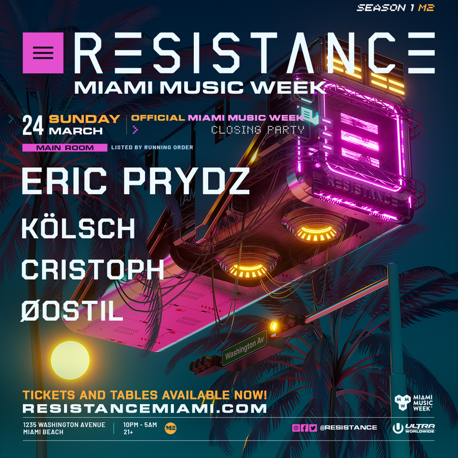 Eric Prydz (Official MMW Closing Party) - RESISTANCE Miami Image