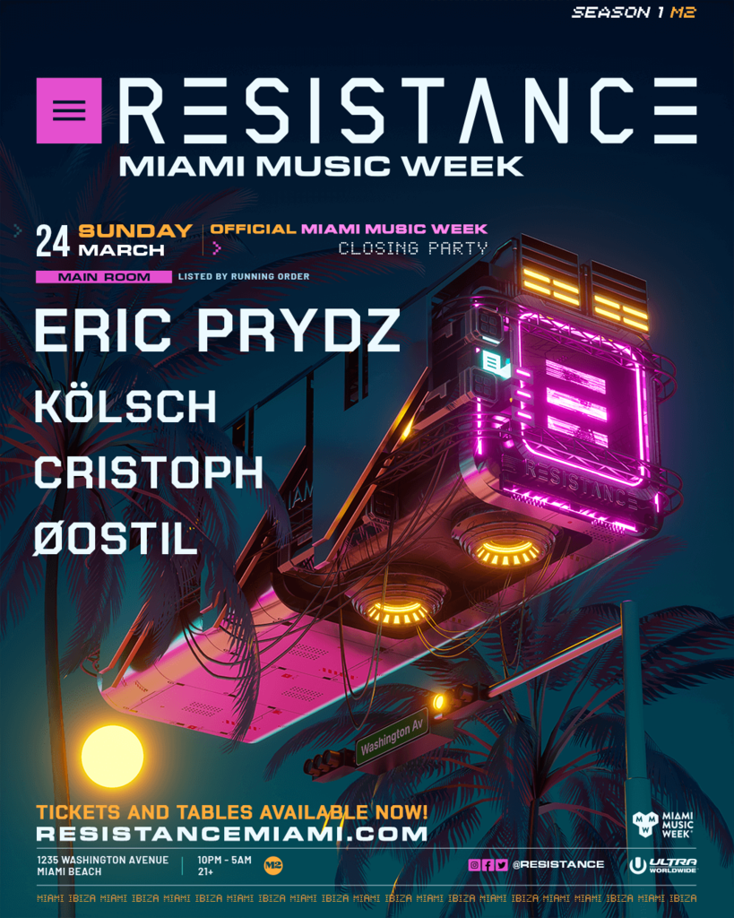 Eric Prydz (Official MMW Closing Party) - RESISTANCE Miami Image