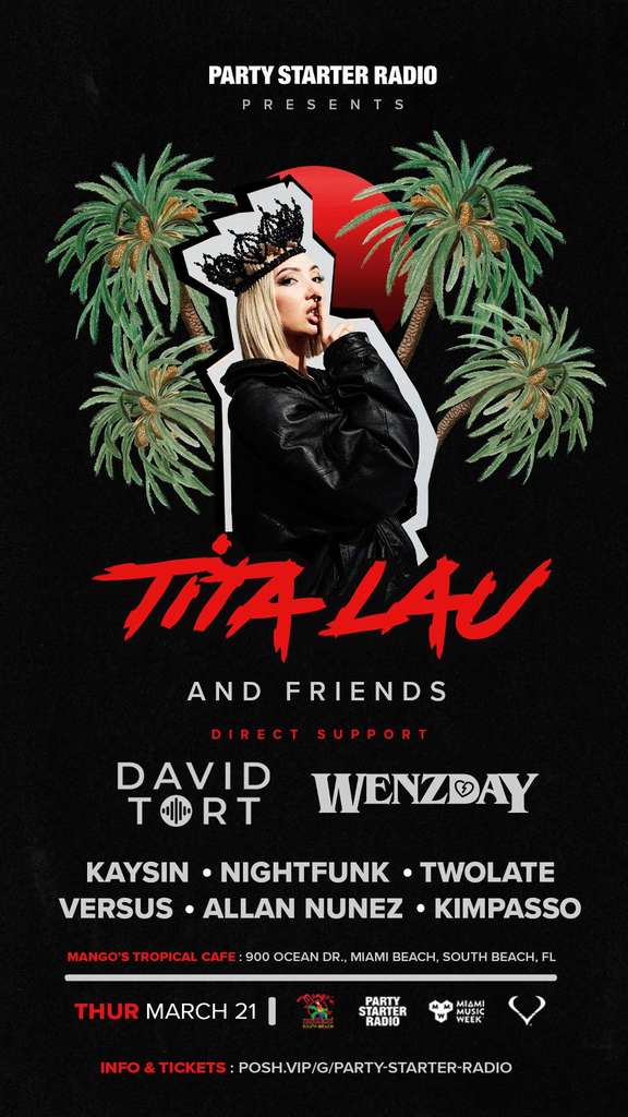 Party Starter Radio presents: Tita Lau and Friends with Special Guest Wenzday Image