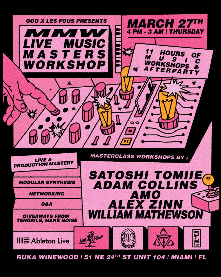 Miami Music Week Live Masters Workshop Image