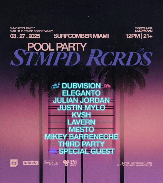 BLNK CNVS x 747 presents STMPD RCRDS Pool Party Image