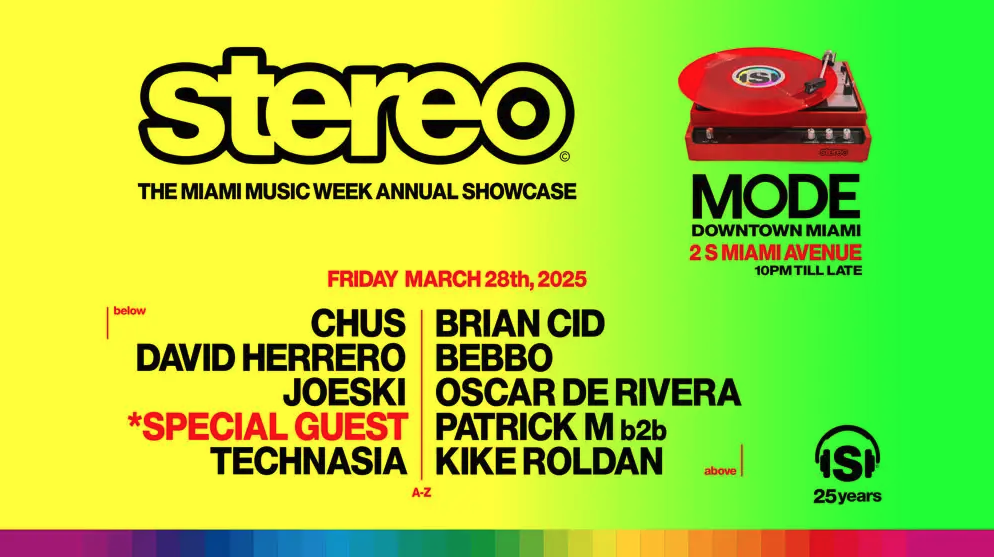 Stereo Miami Music Week Annual Showcase: Chus & Friends at MODE Image