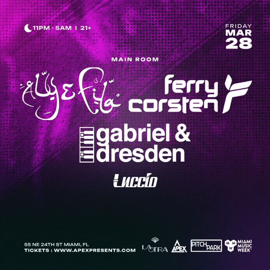 Aly & Fila + Ferry Corsten + Gabriel & Dresden Image