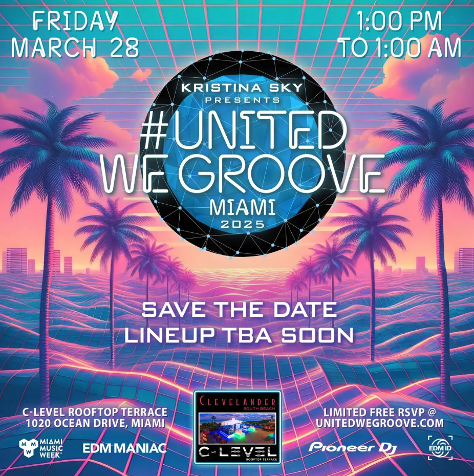 Kristina Sky presents United We Groove Miami 2025 Image