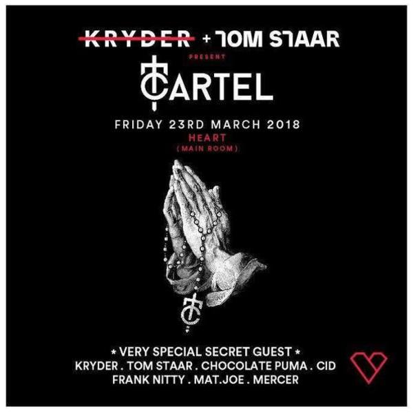 Kryder + Tom Staar present CARTEL (Main Room) Image Kryder + Tom Staar present CARTEL (Main Room) Image