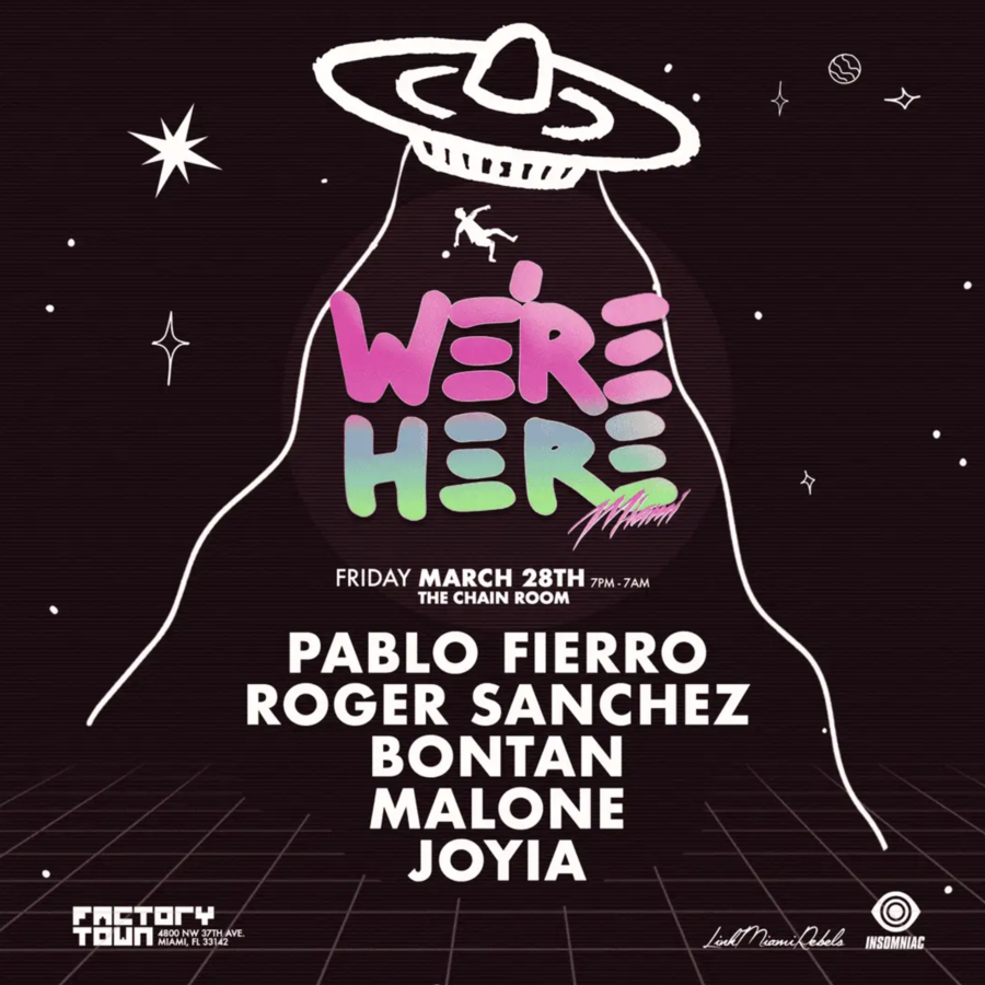 Pablo Fierro presents WE'RE HERE Image