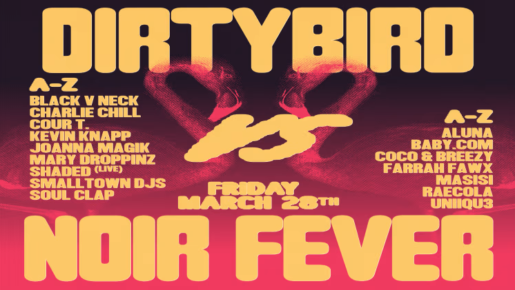 Dirtybird Vs. Noir Fever Ft. Aluna, Coco & Breezy, And More! Image