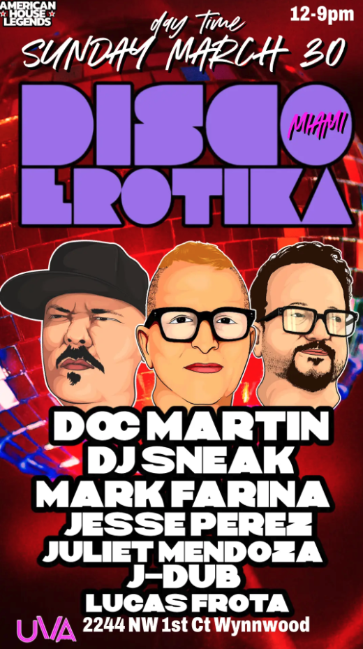 DJ SNEAK presents Disco Erotika Miami Edition Image