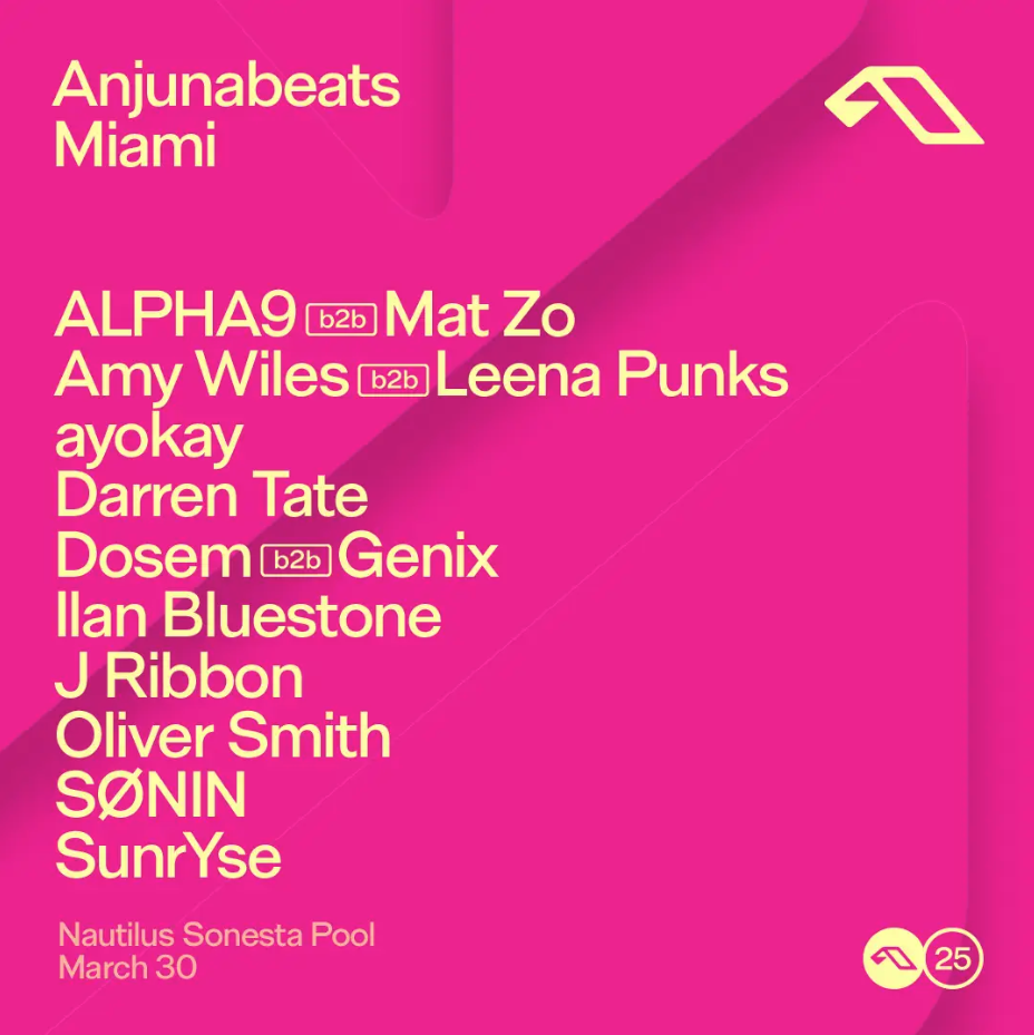 BLNK CNVS Presents: Anjunabeats Miami Pool Party Image