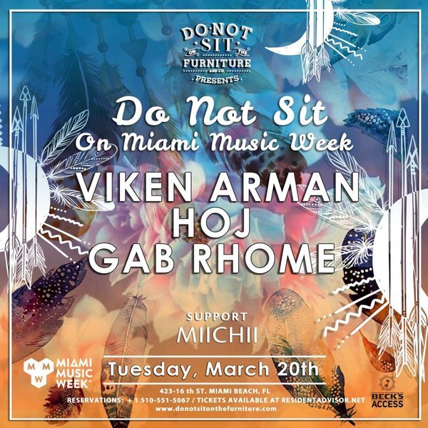 Do Not Sit with Viken Arman, Hoj + Gab Rhome Image Do Not Sit with Viken Arman, Hoj + Gab Rhome Image