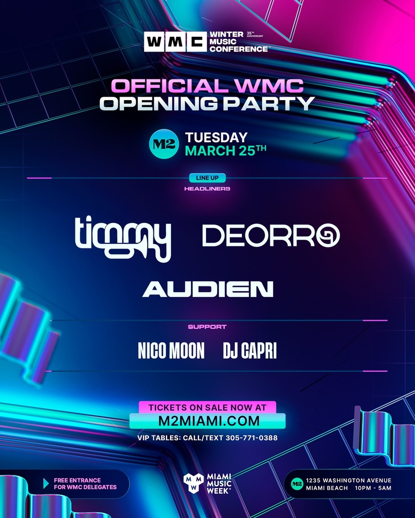 Timmy Trumpet, Deorro, Audien | WMC Opening Party Image