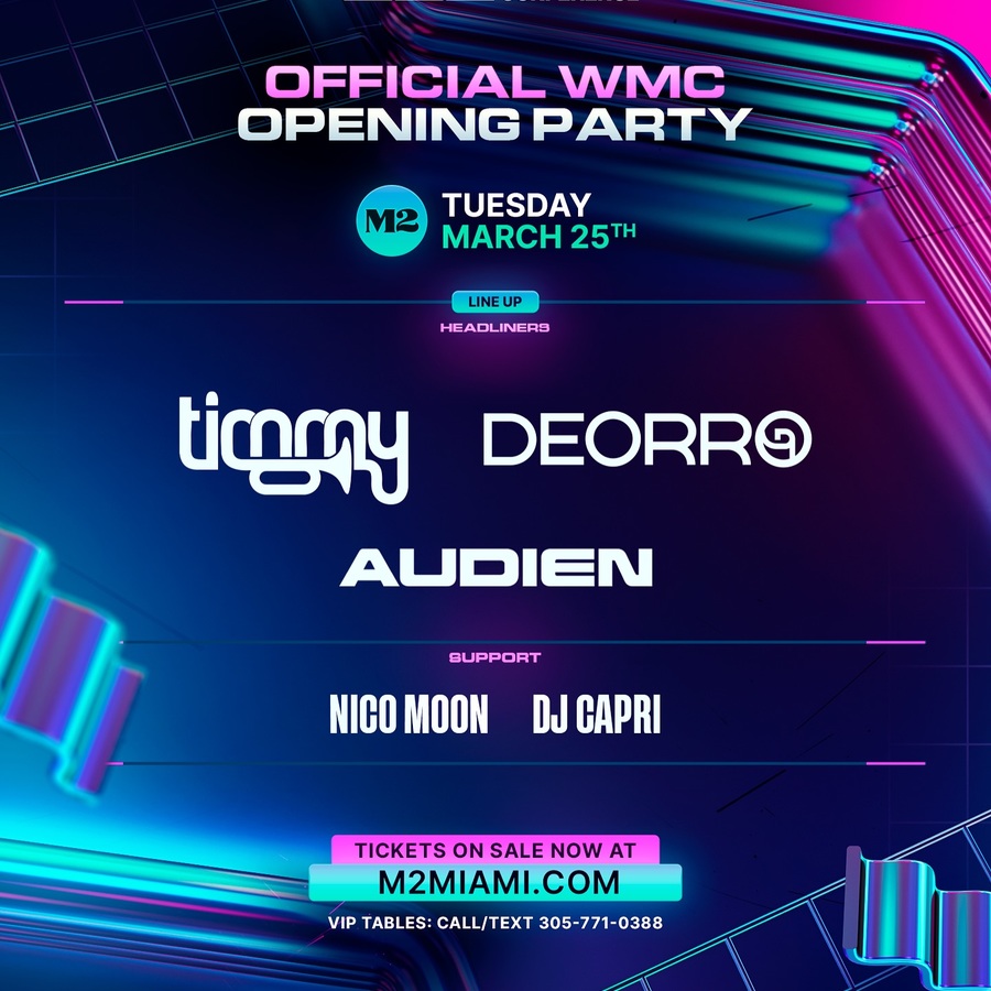 WMC Opening Party | Timmy Trumpet, Deorro, Audien Image