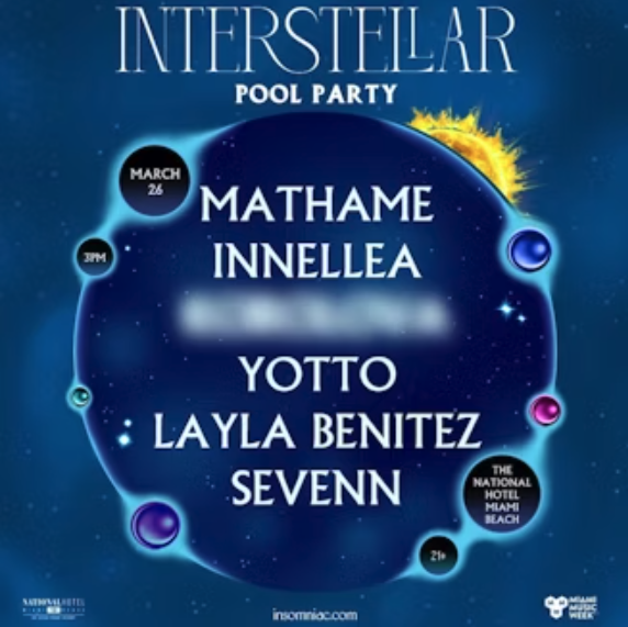 Interstellar Takeover at The National Hotel Pool Image