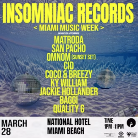 Insomniac Records at The National Hotel Pool Image