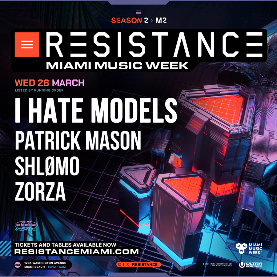 I Hate Models - RESISTANCE Miami Music Week Image