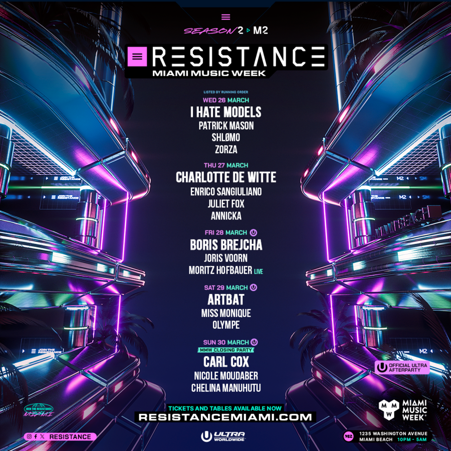 RESISTANCE Miami Music Week Image