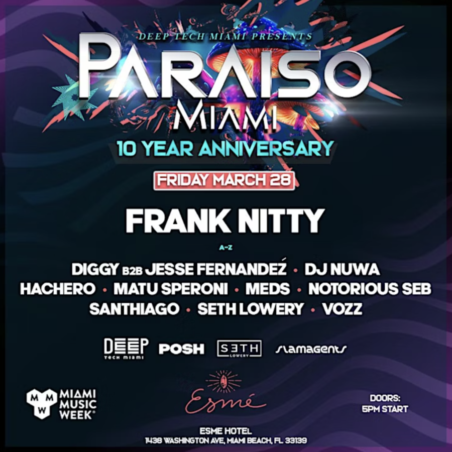 Paraiso Miami Miami Music Week (10 Year Anniversary) Image