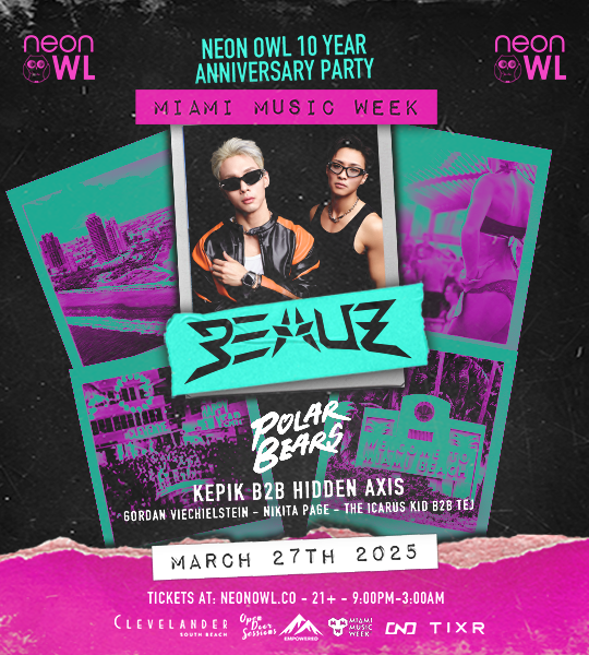 NEON OWL 10 YEAR ANNIVERSARY PARTY WITH BEAUZ Image