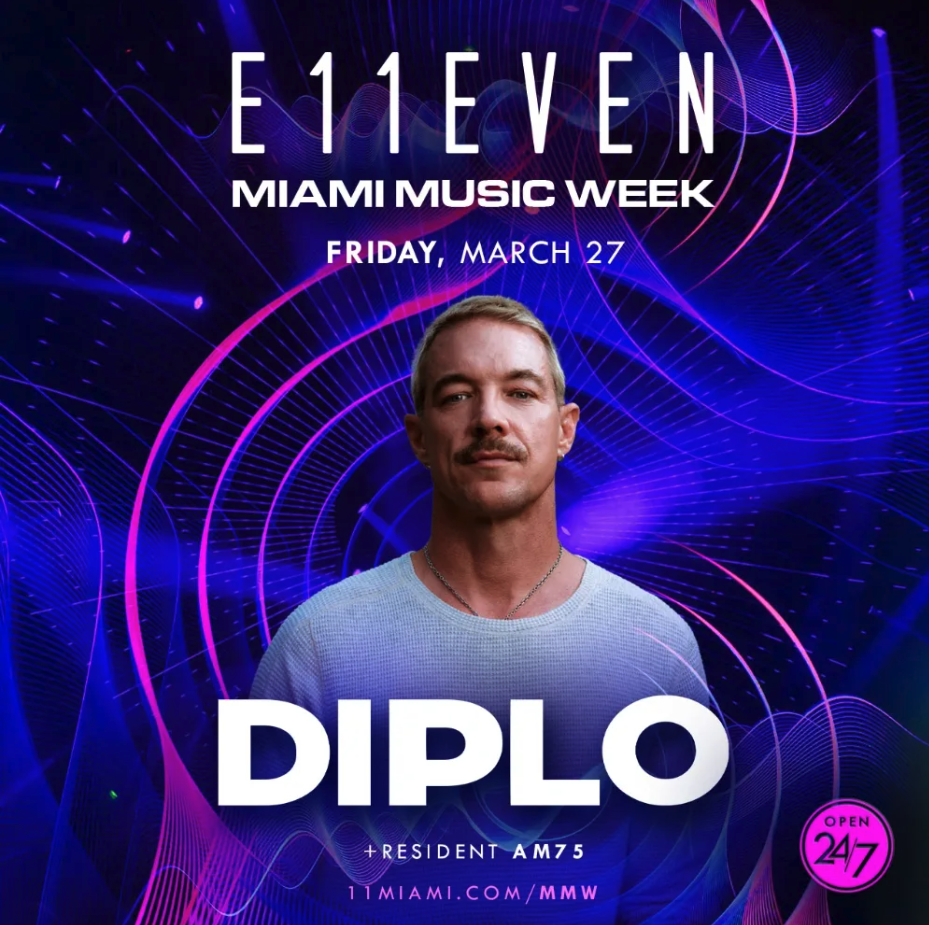 MIAMI MUSIC WEEK AT E11EVEN: DIPLO Image