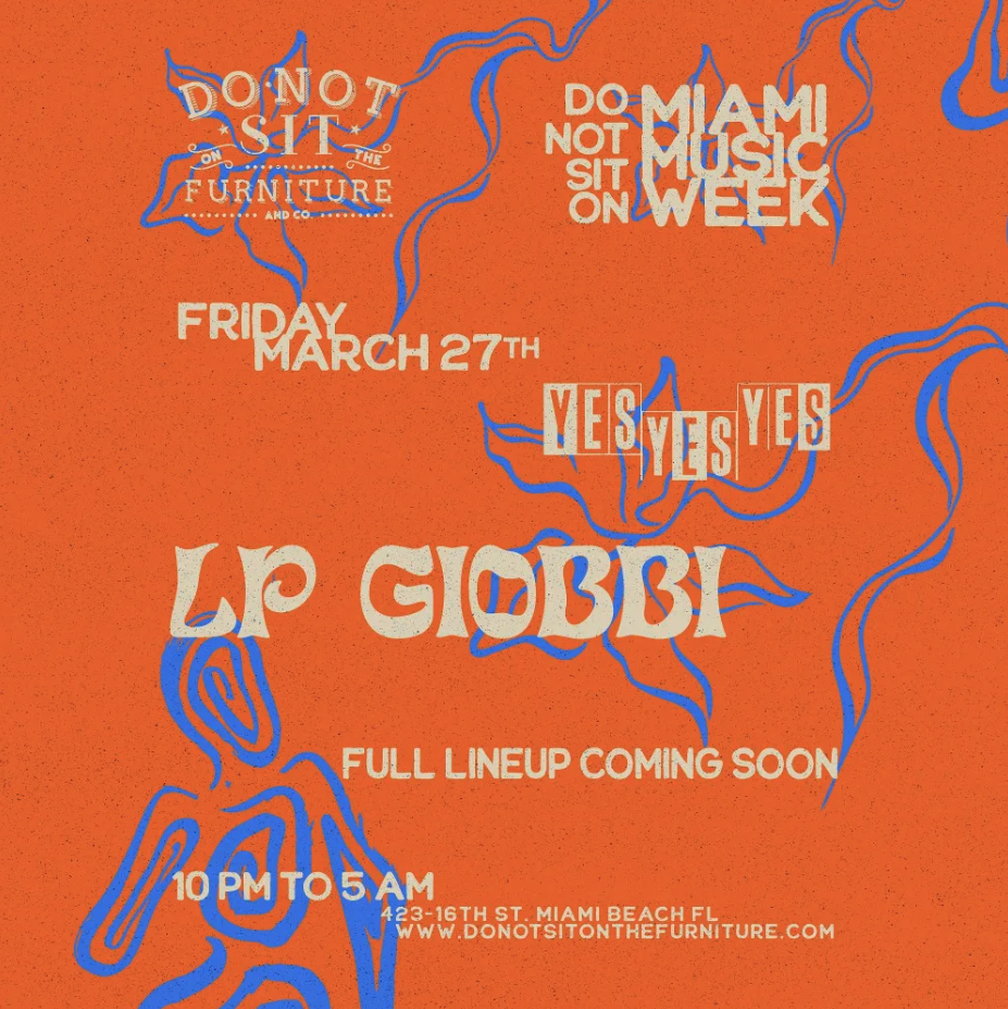 Do Not Sit On MMW : LP Giobbi Image