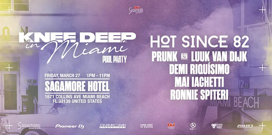 Knee Deep In Miami with HOT SINCE 82 (Sagamore Pool | Miami Music Week
