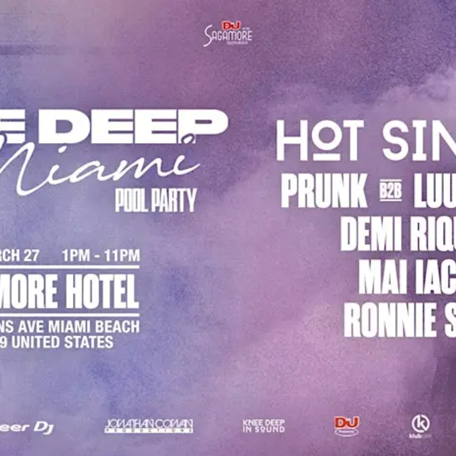 Knee Deep In Miami with HOT SINCE 82 (Sagamore Pool Party) Image