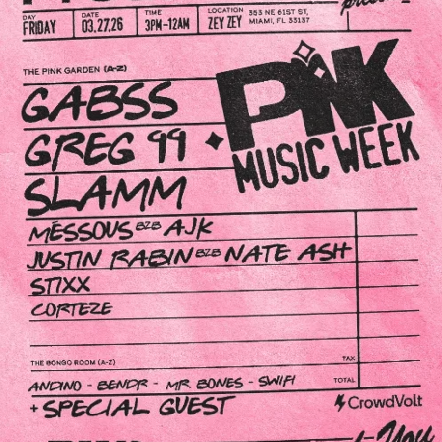 Product Pluto & PNK Records Presents: PNK Party Music Week '26 Image