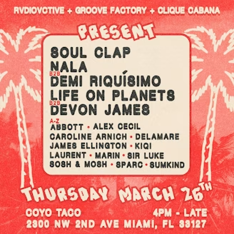 Rvdiovctive x Groove Factory x Clique Cabana Image