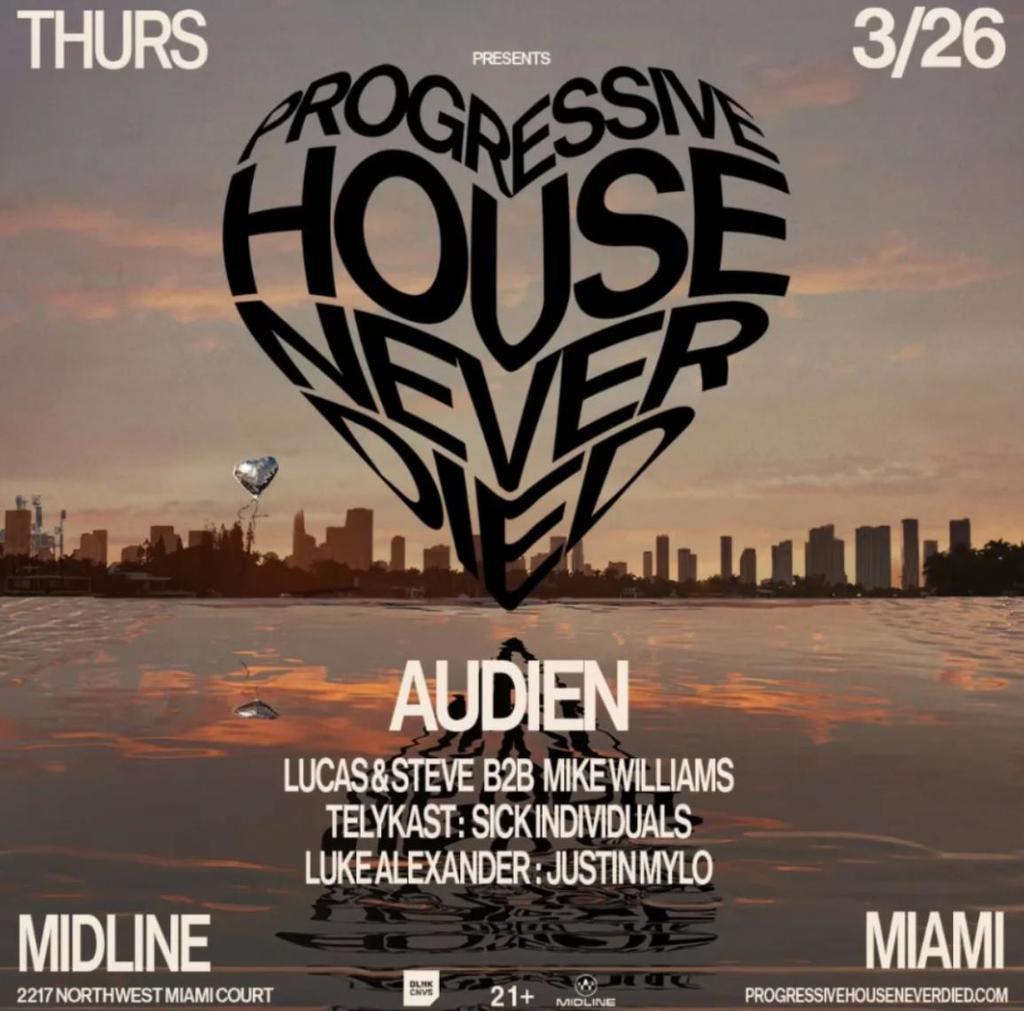 AUDIEN: PROGRESSIVE HOUSE NEVER DIES Image