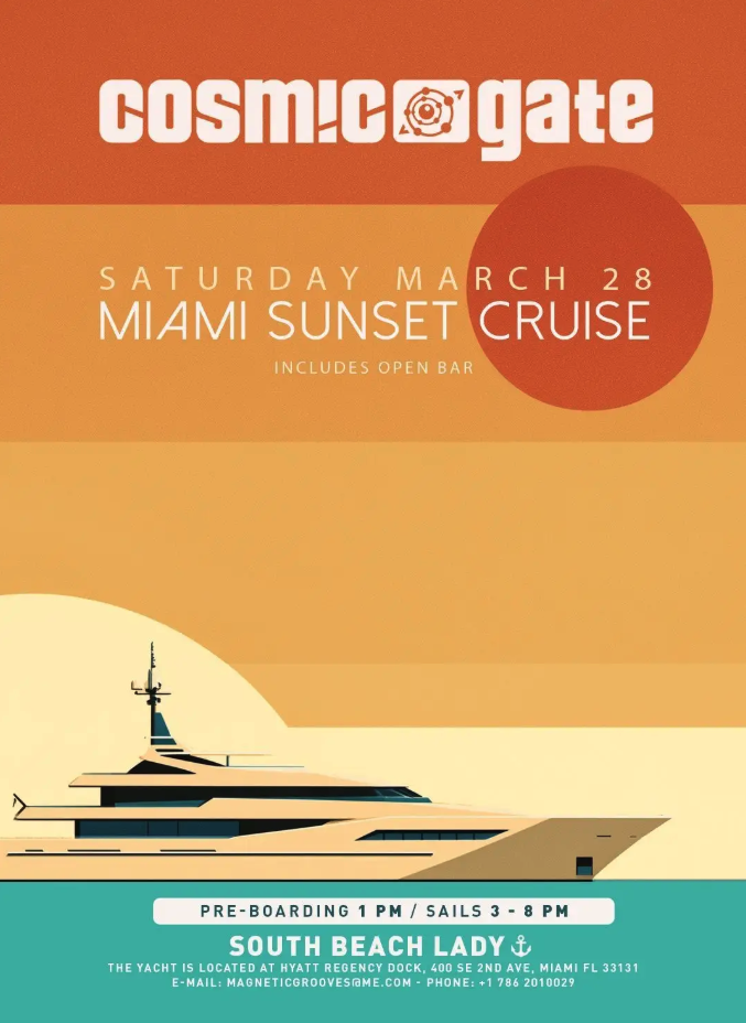 Cosmic Gate Sunset Cruise 2026 Image