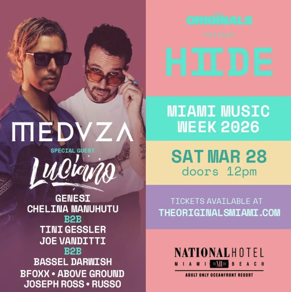 MEDUZA -The Originals Present HIIDE MMW 2026 Image